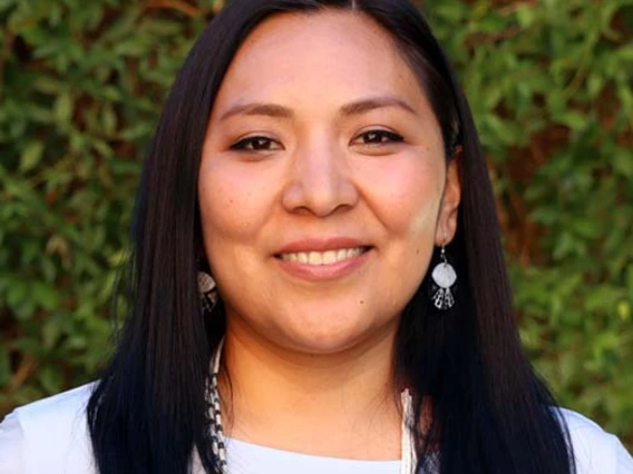 Woman smiling at the camera