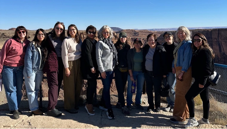 U of A programs and graduates at the Little Colorado River Overlook