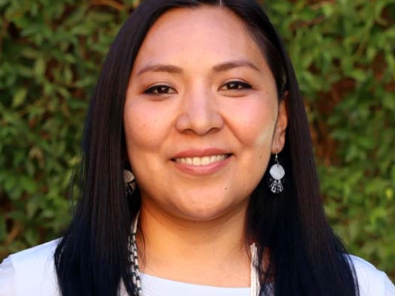 Woman smiling at the camera